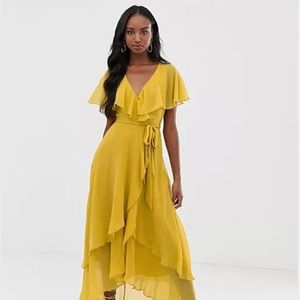 ASOS Chiffon Midi Dress, US size 10
